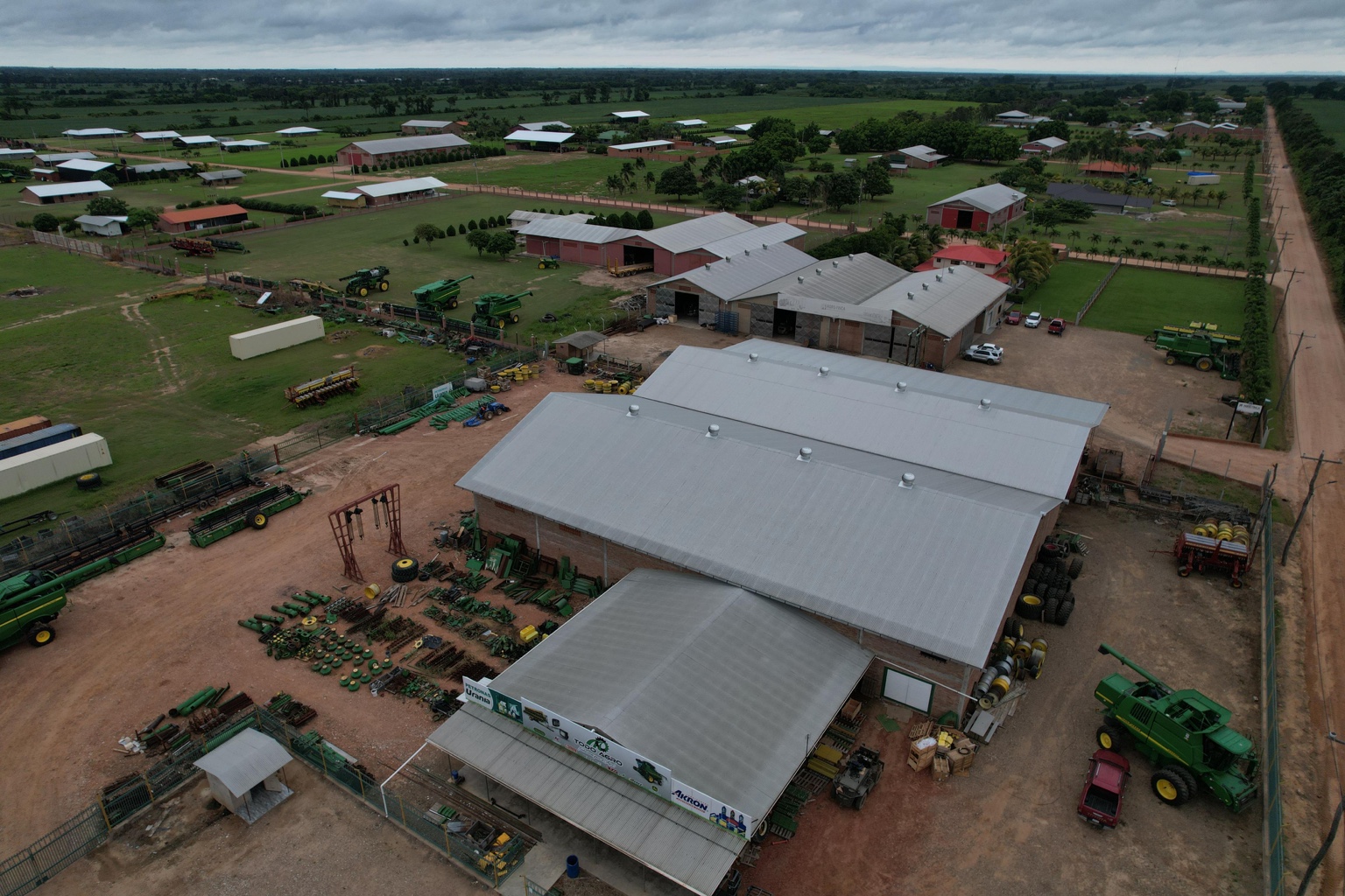 Vista panorámica antigua de las instalaciones de TODO AGRO